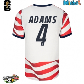 Yhdysvallat Tyler Adams #4 Kotipaita MM-kisat 2026 Lyhythihainen